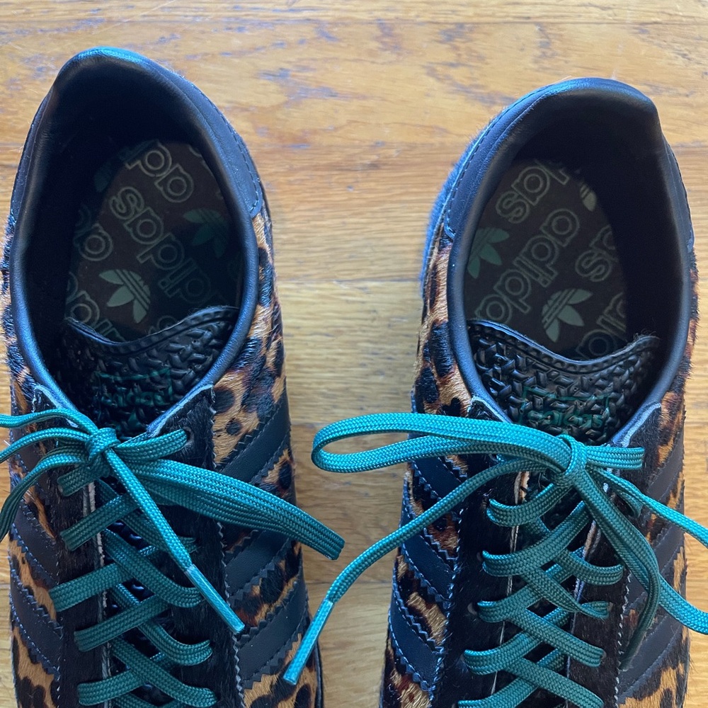 Adidas SL 72 leopard Print Collegiate green. Sneakers, size 8.5 women’s - Picture 5 of 9